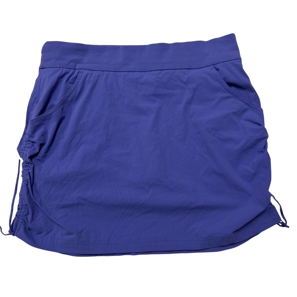 Columbia Women's Skort Size Large Purple Gorpcore Hiking Outdoors Preppy Ruched